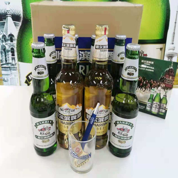 哈爾濱氷純ビール9.1度（ガラス）500ml