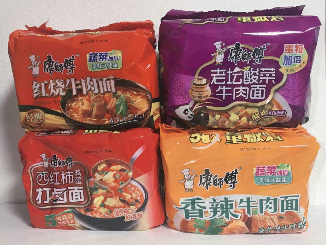 康師傅香辣牛肉面5個入り